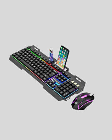 RGB Aydınlatmalı Oyuncu Klavye Mouse – Mekanik Hissiyat, Maksimum Kontrol
