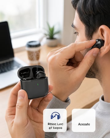 Kablosuz TWS Kulaklık Şarj Kutulu XUCZPRO5SİYAHHH-8