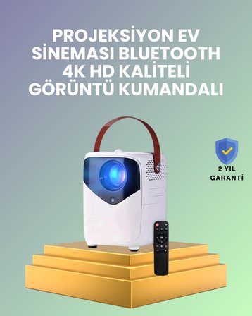 Hafif ve Taşınabilir Projektör – 750 Gram Ağırlıkla Mobil Kullanıma Uygun -