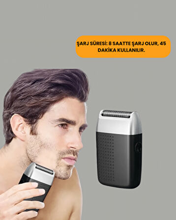 Çok Amaçlı Şarjlı Saç & Sakal Kesme Makinesi – Profesyonel ve Sessiz Performans