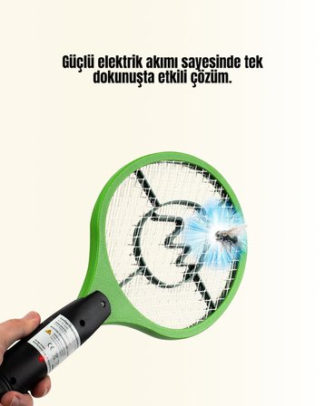 Böcek Önleyici Elektronik Sinek Öldürücü | Üç Katmanlı Güvenlik Izgarası Yeni Nesil -