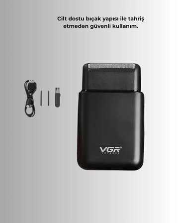 USB Şarjlı Erkek Tıraş Makinesi | Cilt Dostu ve Kompakt Tasarım