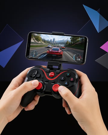 Kablosuz Bluetooth Oyun Kumandası XUCZZX3GAMEPAD-5-1