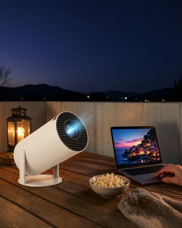 Akıllı Projeksiyon 4K Full HD 130 inç Ekran XUCZZZAYAKLIPROJEKSİYON-2-1