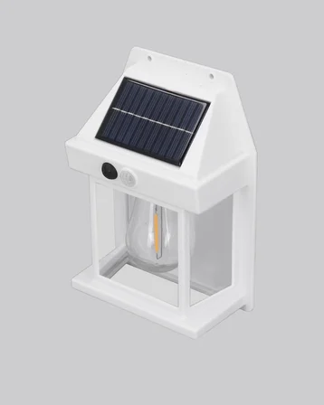Üç Modlu Güneş Enerjili Duvar Lambası 1800mAh Bataryalı ve Hareket Sensörlü -