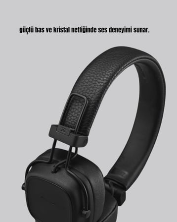 Kablosuz Bluetooth Kulak Üstü Kulaklık Kristal Ses Kalitesi ve Ergonomik Yapı -