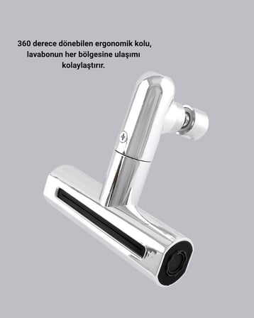 360° Dönebilen Musluk Başlığı 4 Fonksiyonlu Su Tasarruflu ve Dayanıklı -