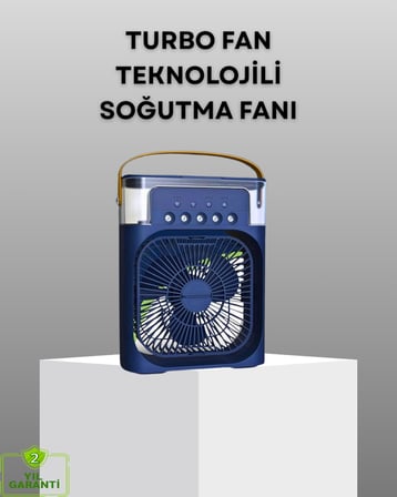 Turbo Teknolojili Ayarlanabilir Sessiz Masa ve Ofis Fanı