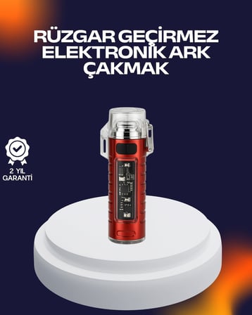 Rüzgar Geçirmez Elektrikli Çakmak Hayatta Kalma Tasarımlı -