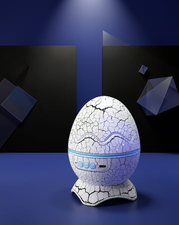 Dinozor Yumurta Gece Lambası Projektör 14 Renk Seçeneği XUCZZZK890SPEAKER-3
