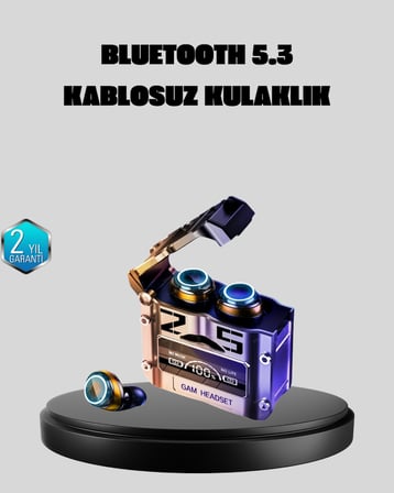 Bluetooth 5.3 Kablosuz Kulaklık – Ultra HD Ses Kalitesi, Gürültü Engelleme -