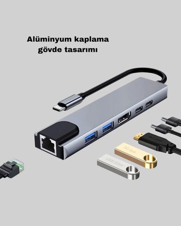 Dönüştürücü Hub – Kompakt, Dayanıklı ve Yüksek Hızlı Bağlantı -