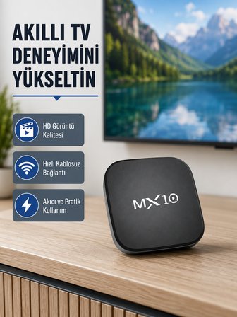 Android 4K TV Box – Wi-Fi, Bluetooth, Dolby Ses, 60 FPS Ultra HD -