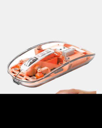 Kablosuz Çift Modlu Mouse – Bluetooth 5.0 + 2.4GHz -
