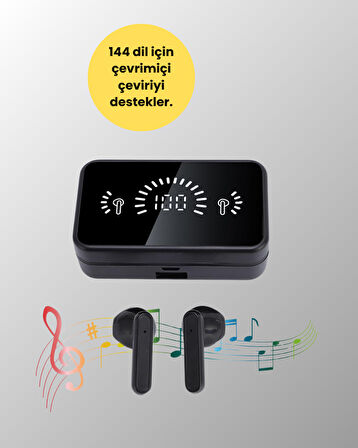 Bluetooth 5.1 Destekli  bluetooth kulaklık – ANC ve Stereo Sesli