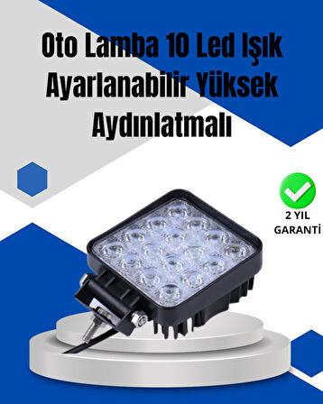 Araç Dışı Aydınlatma İçin LED Far | Zorlu Koşullara Dayanıklı, Çok Amaçlı