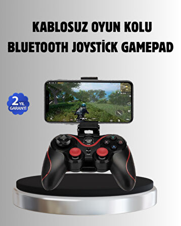 Bluetooth Kablosuz Gamepad TV PC Telefon Uyumluluğu Kolay Bağlantılı