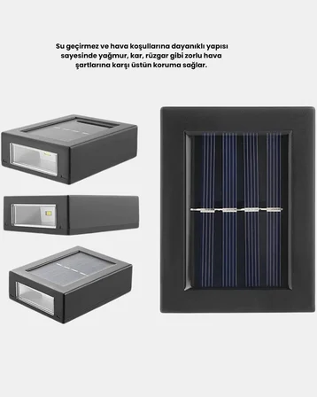 Dayanıklı Solar Aplik Hava Koşullarına Dayanıklı Dış Mekan Işığı -