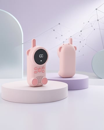 Bebek Telsizi LCD Ekran İki Yönlü İletişim XUUCZZZM2TELSİZ-2-1