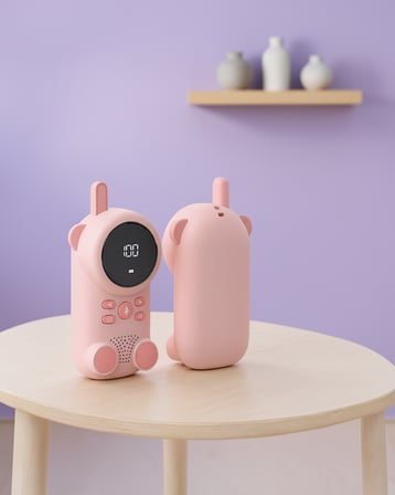 Uzun Menzilli Bebek Telsizi 22 Kanal LCD Ekran VOX Şarjlı XUUCZZZM2TELSİZ-3