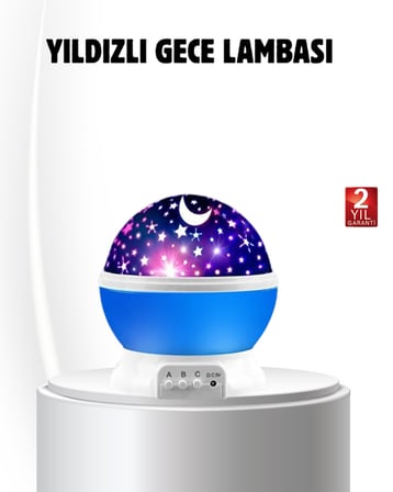 LED Gece Lambası 6 Renk Seçenekli Yumuşak Işıklı Uyku Yardımcı Lamba -