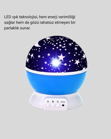LED Gece Lambası 6 Renk Seçenekli Yumuşak Işıklı Uyku Yardımcı Lamba -