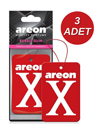 Areon X Bubble Gum 3'lü Oto Araç Kokusu