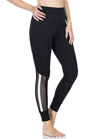 Transparan Detaylı Kadın Tayt