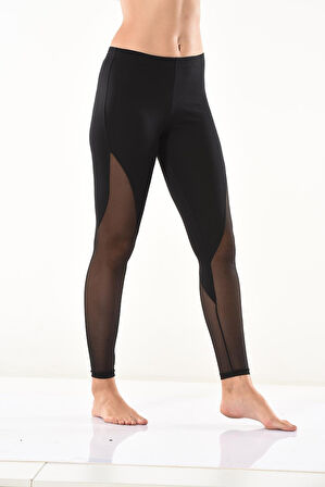 Transparan Detaylı Kadın Tayt