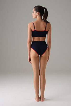 Kadın Lacivert Askılı Sporcu Sütyen