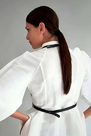 Gömlek Üzeri Deri Aksesuar, Şık Deri Harness