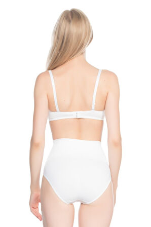 BEYAZ   Double Düşük Bel Slip Korse