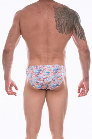 Erkek Desenli Slip