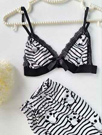 Şortlu Sexy Takım Pijama Takımı