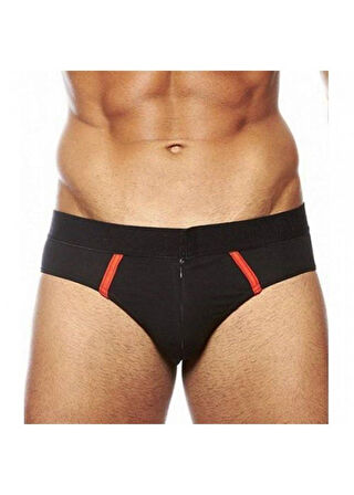 Fermuarlı Slip Külot