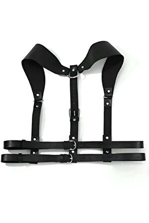 Omuzdan Askılı Ayarlanabilir Şık Deri Kemer