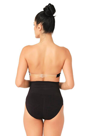 SİYAH   Double Düşük Bel Slip Korse
