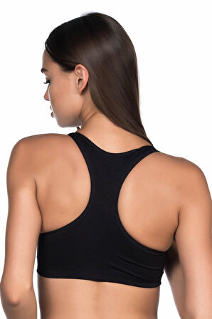 SİYAH   Pedli Sporcu Büstiyer