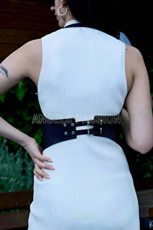 Elbise Kemeri, Gömlek Kemeri, Korse Kemer, Deri Göğüs Kemer Harness