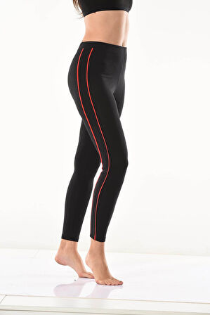 Şeritli Kadın Tayt