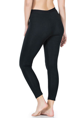 Düz Uzun Kadın Tayt