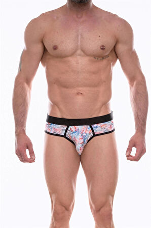 Erkek Desenli Slip