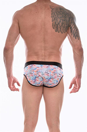 Erkek Desenli Slip