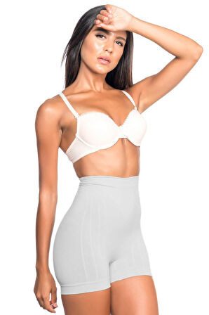 EKRU   Düşük Bel Boxer Korse