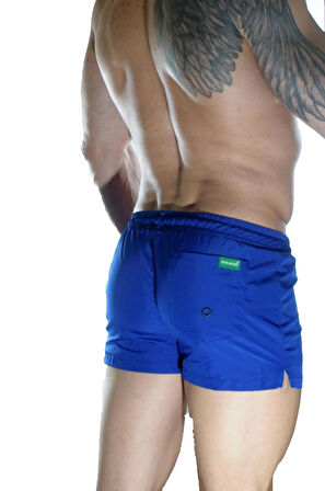 Erkek Mavi Mini Mayo Short
