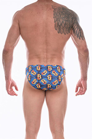 Erkek Desenli Slip Çamaşır