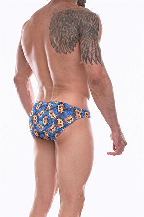 Erkek Desenli Slip Çamaşır