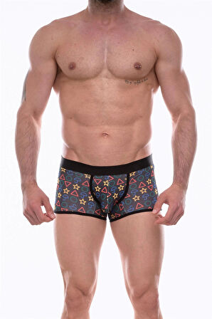 Erkek Desenli Mini Boxer