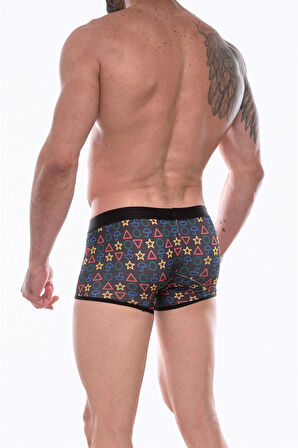 Erkek Desenli Mini Boxer