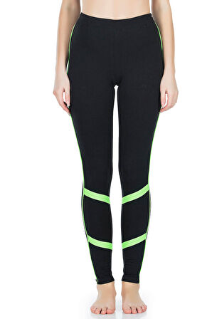 Şeritli Kadın Tayt